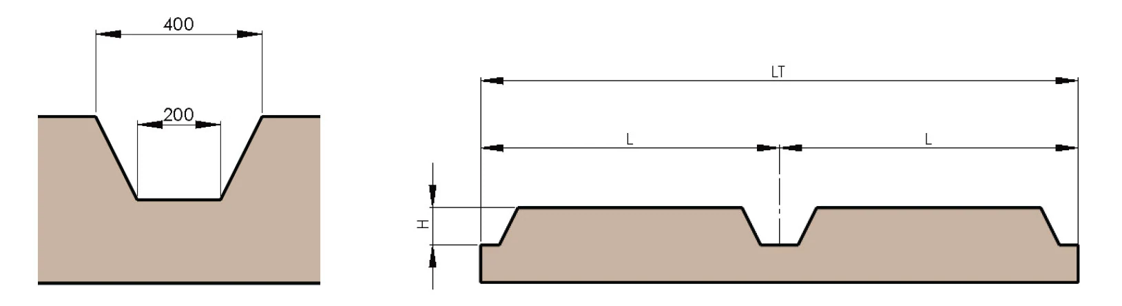 Celli Opklapbare overtopfrees met beddenvormers detail 1