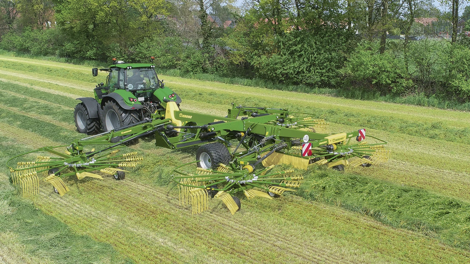 KRONE Swadro harktechniek