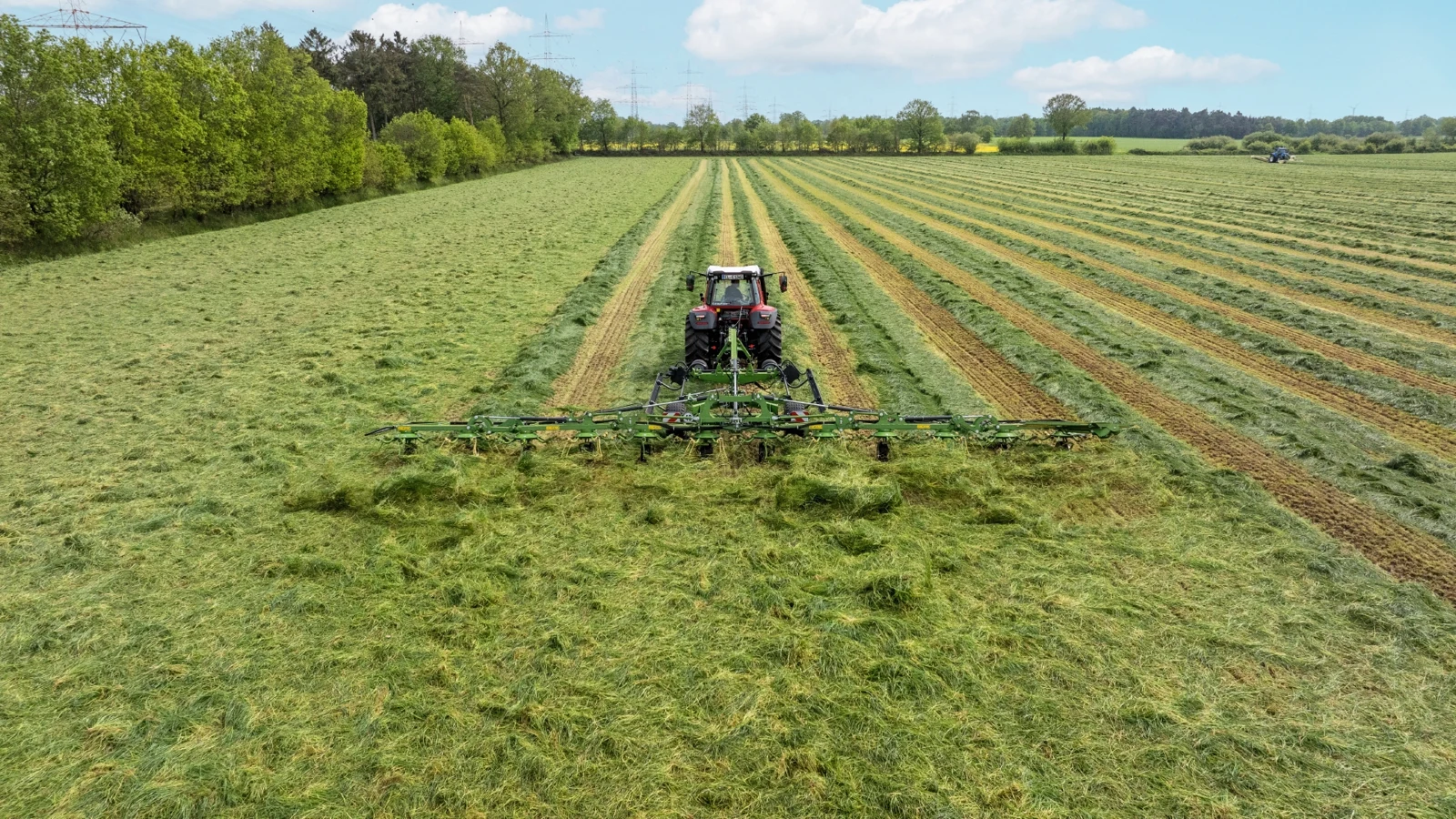 KRONE Vendro schudder aan het werk