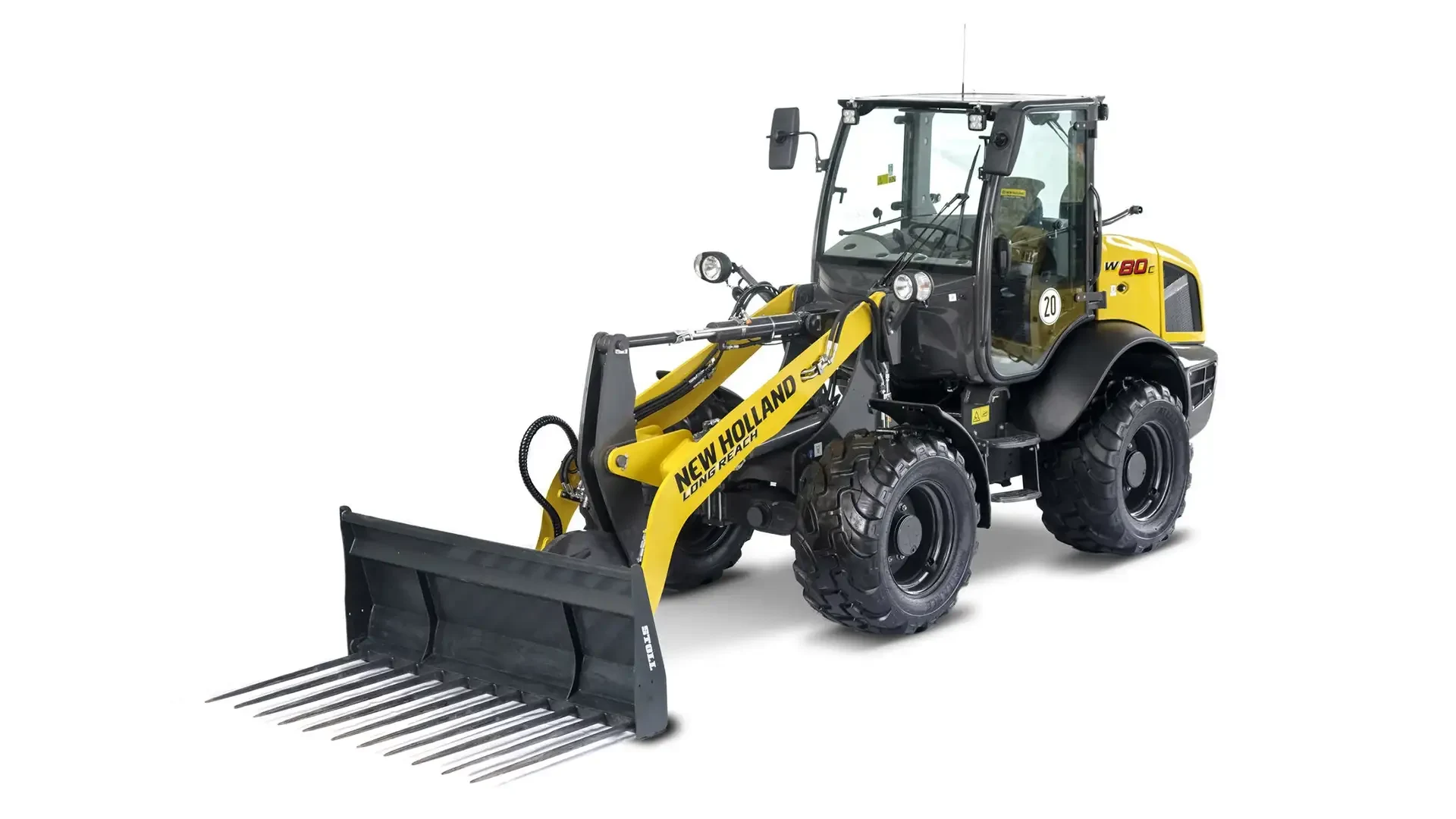 Compacte wielladers C-serie Evolution en W40X · fabrikantbeeld