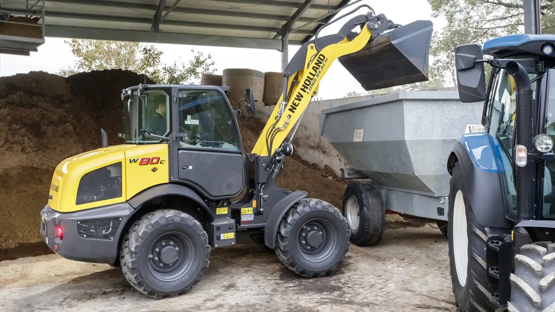 Compacte wielladers C-serie Evolution en W40X · fabrikantbeeld