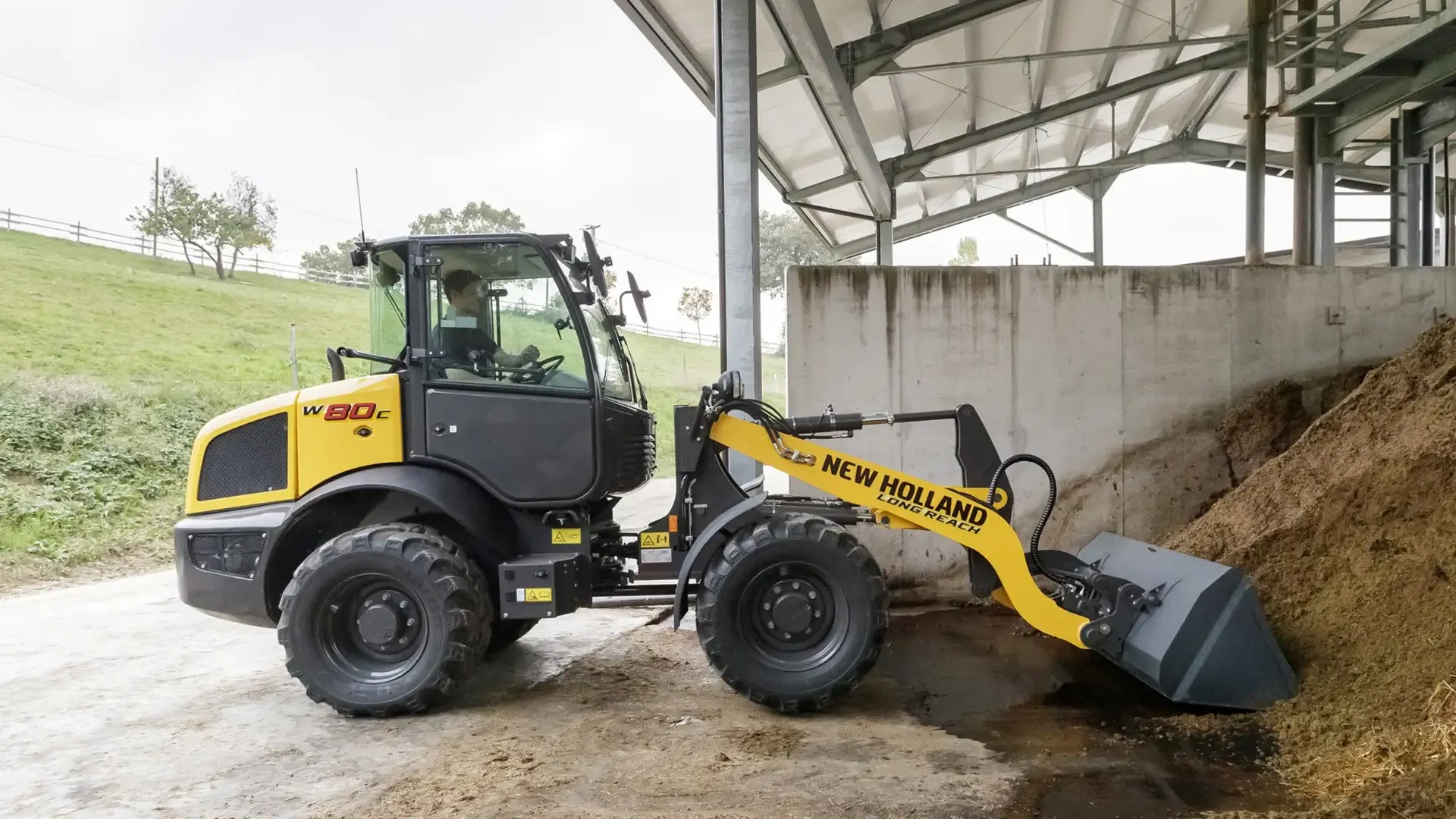 Compacte wielladers C-serie Evolution en W40X · fabrikantbeeld