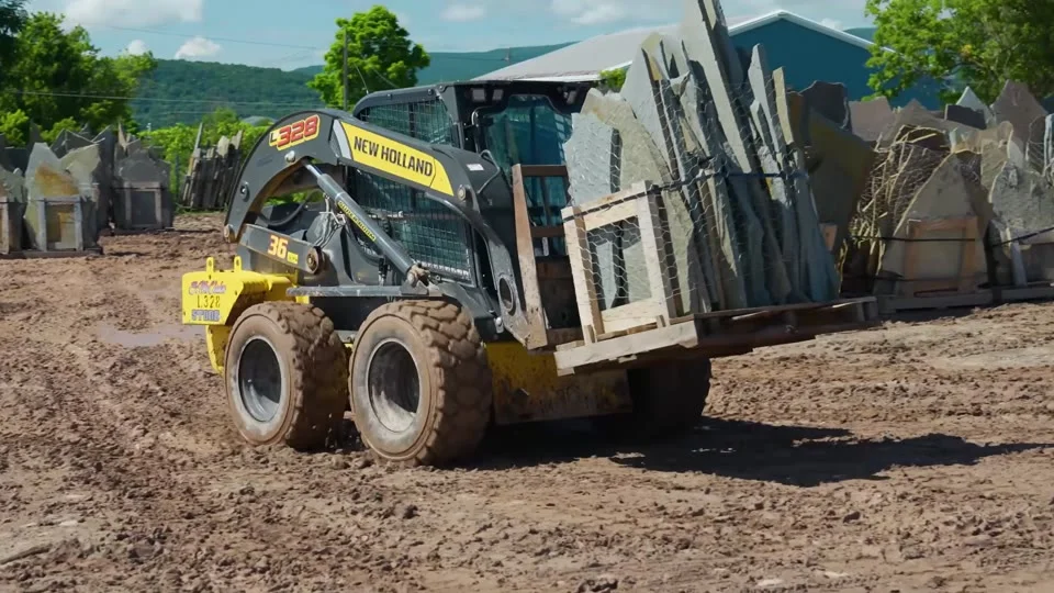 PA Bluestone - Moved with New Holland Construction