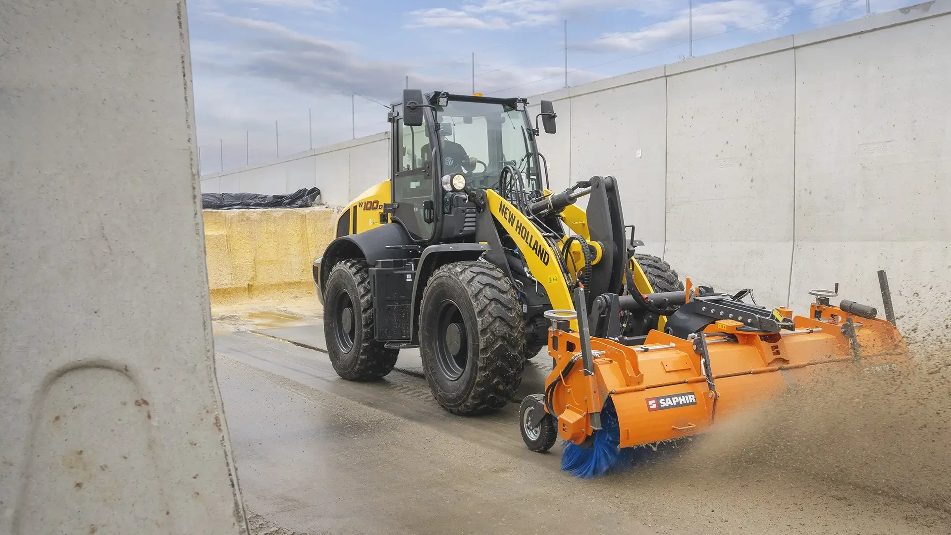 Wiellader W100D
