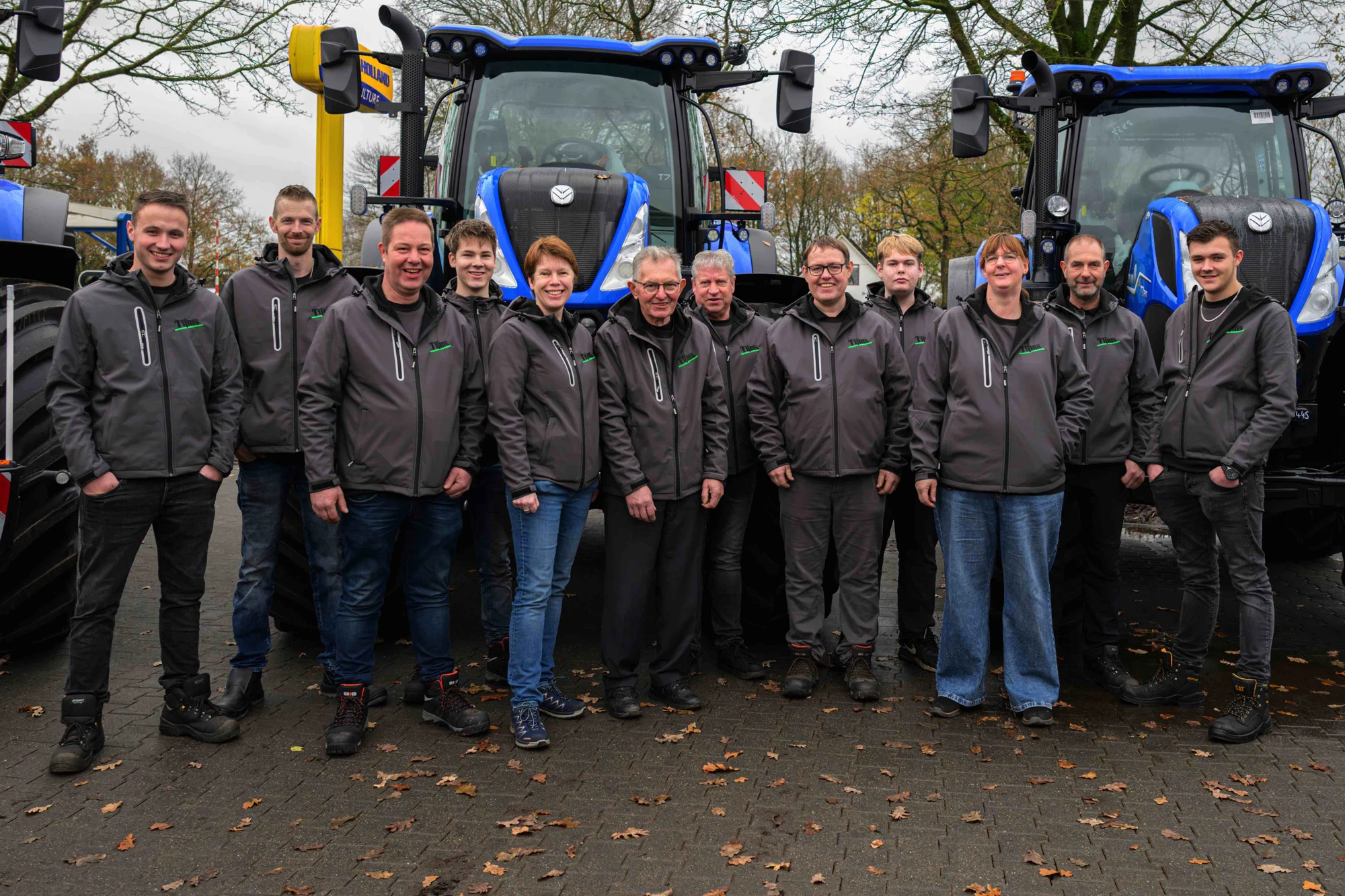 New Holland kennis.<br>Tijms betrokkenheid.